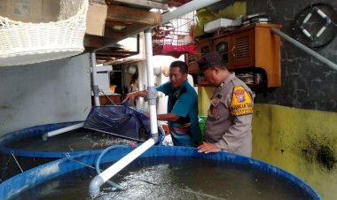 Bhabinkamtibmas-Turun-Langsung-Optimalisasi-Ketahanan-Pangan-Polresta-Sidoarjo