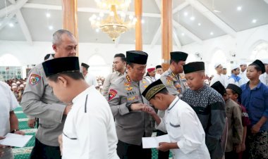 Hari-Bhayangkara-ke-80,-Wakapolri-Tanamkan-Kepedulian-Sosial-kepada-Taruna-Akpol-Lewat-Santunan-Anak-Yatim