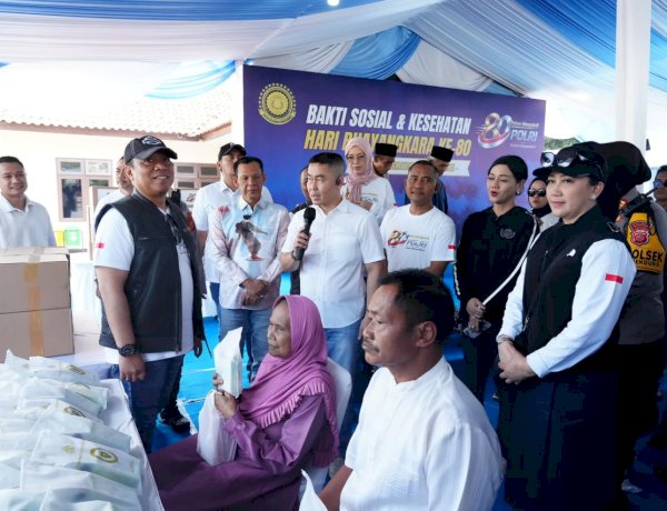 Sambut Hari Bhayangkara ke-80, Wakapolri dan Akpol '90 Dhira Brata Gelar Bakti Sosial dan Kesehatan di Bogor