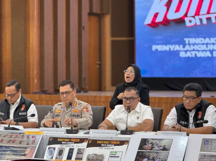 Bareskrim Gagalkan Penjualan Sisik Trenggiling