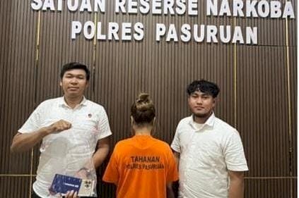 Polres Pasuruan Amankan Seorang Perempuan Diduga Bantu Edarkan Narkoba