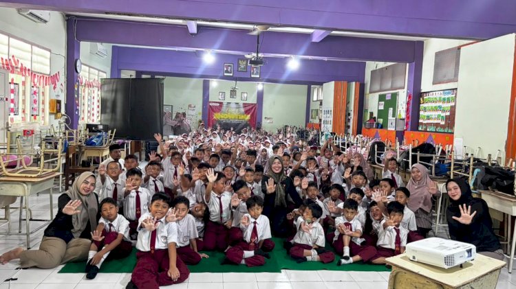 Polresta Sidoarjo Sosialisasikan Anti Bullying di SD IT Nurul Fikri