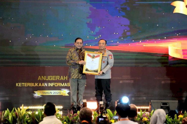 Reformasi Birokrasi Polri Berbuah Penghargaan KIP 2025, Jadi Teladan Nasional