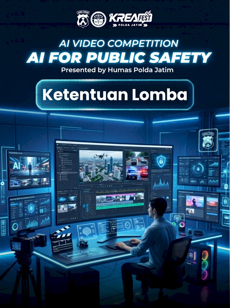 Polda Jatim Gelar KreaFest 2026 Ajak Generasi Muda Manfaatkan AI untuk Edukasi dan Keamanan Publik