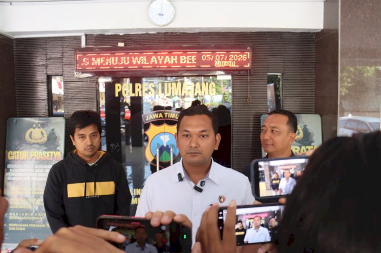 Kurang dari 24 Jam Polres Lumajang Ungkap Kasus Pembunuhan Gadis Terduga Pelaku Diamankan