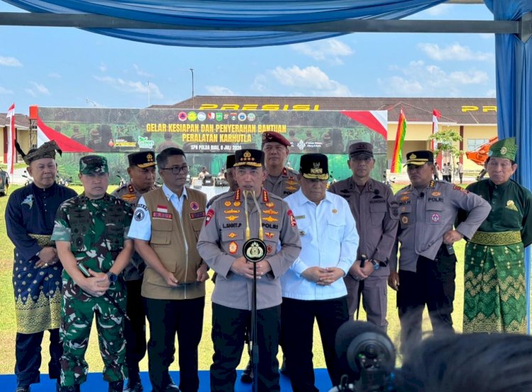 Kapolri Instruksikan Optimalkan Penanganan Karhutla di Riau