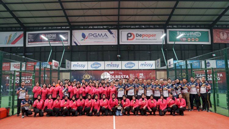 Polresta Sidoarjo Gelar Turnamen Padel, Meriahkan Hari Bhayangkara Ke-80